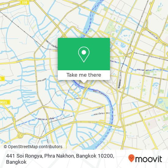 441 Soi Rongya, Phra Nakhon, Bangkok 10200 map