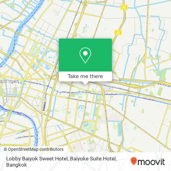 Lobby Baiyok Sweet Hotel, Baiyoke Suite Hotel map