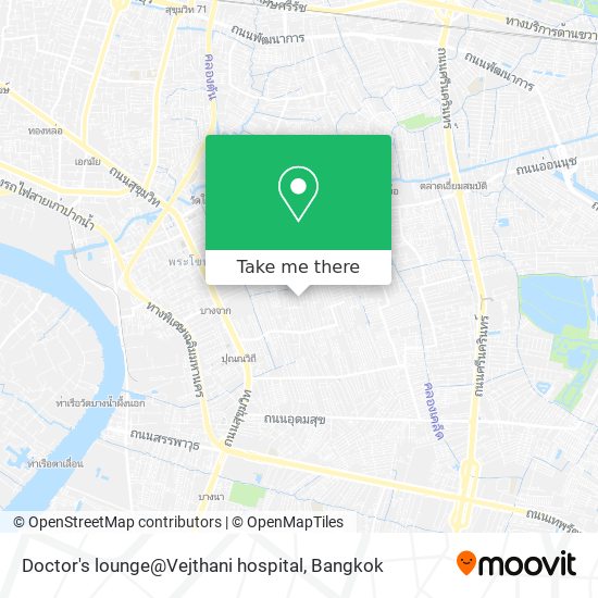 Doctor's lounge@Vejthani hospital map