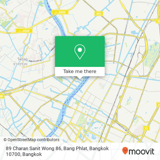 89 Charan Sanit Wong 86, Bang Phlat, Bangkok 10700 map