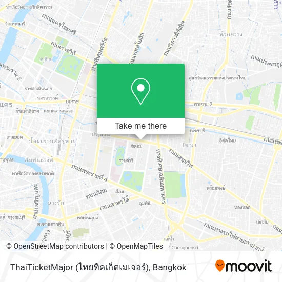 ThaiTicketMajor (ไทยทิคเก็ตเมเจอร์) map