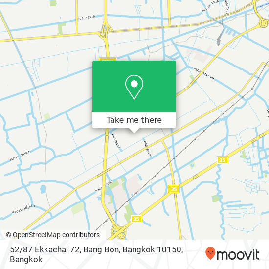 52 / 87 Ekkachai 72, Bang Bon, Bangkok 10150 map