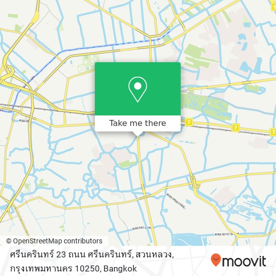 ศรีนครินทร์ 23 ถนน ศรีนครินทร์, สวนหลวง, กรุงเทพมหานคร 10250 map