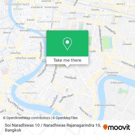 Soi Naradhiwas 10 / Naradhiwas Rajanagarindra 10 map