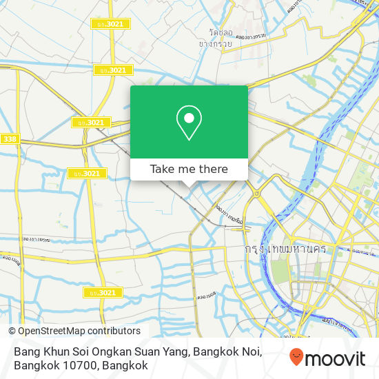 Bang Khun Soi Ongkan Suan Yang, Bangkok Noi, Bangkok 10700 map
