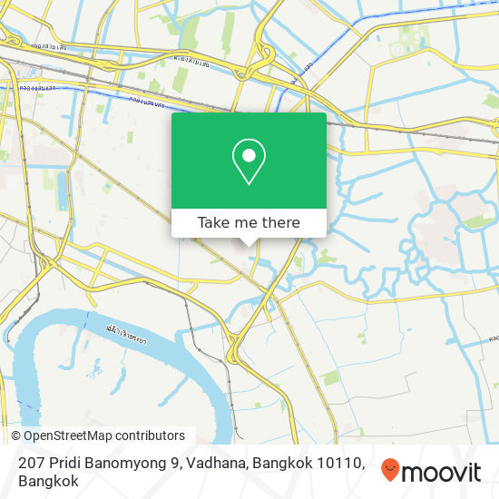207 Pridi Banomyong 9, Vadhana, Bangkok 10110 map