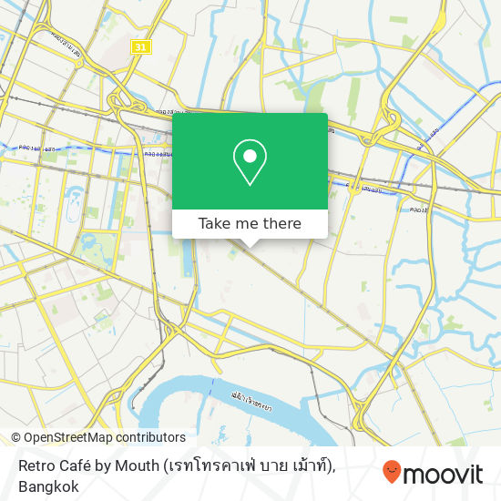 Retro Café by Mouth (เรทโทรคาเฟ่ บาย เม้าท์) map