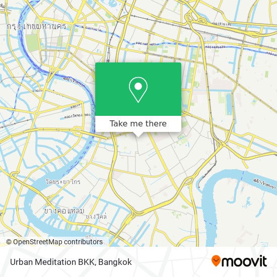 Urban Meditation BKK map