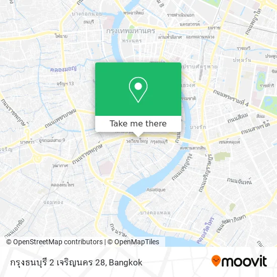 กรุงธนบุรี 2 เจริญนคร 28 map