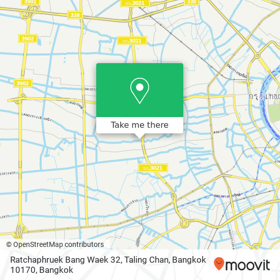 Ratchaphruek Bang Waek 32, Taling Chan, Bangkok 10170 map