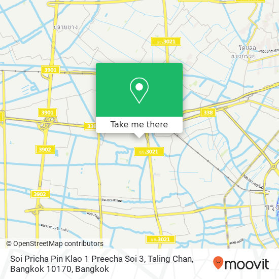 Soi Pricha Pin Klao 1 Preecha Soi 3, Taling Chan, Bangkok 10170 map