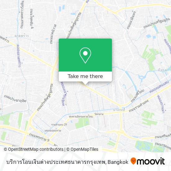 บริการโอนเงินต่างประเทศธนาคารกรุงเทพ map