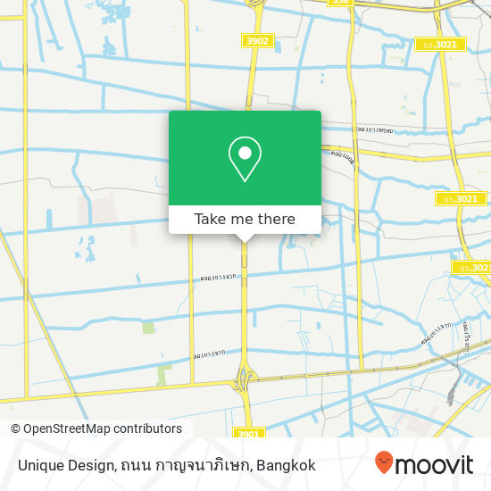 Unique Design, ถนน กาญจนาภิเษก map