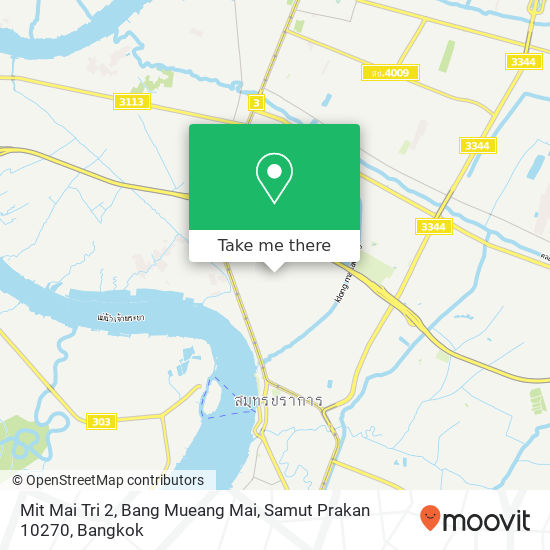 Mit Mai Tri 2, Bang Mueang Mai, Samut Prakan 10270 map