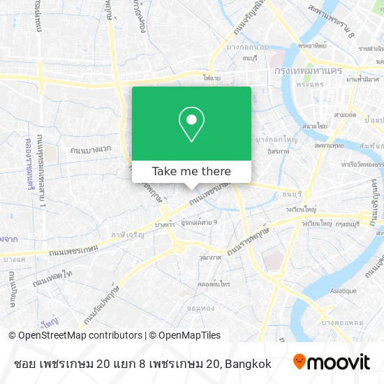 ซอย เพชรเกษม 20 แยก 8 เพชรเกษม 20 map