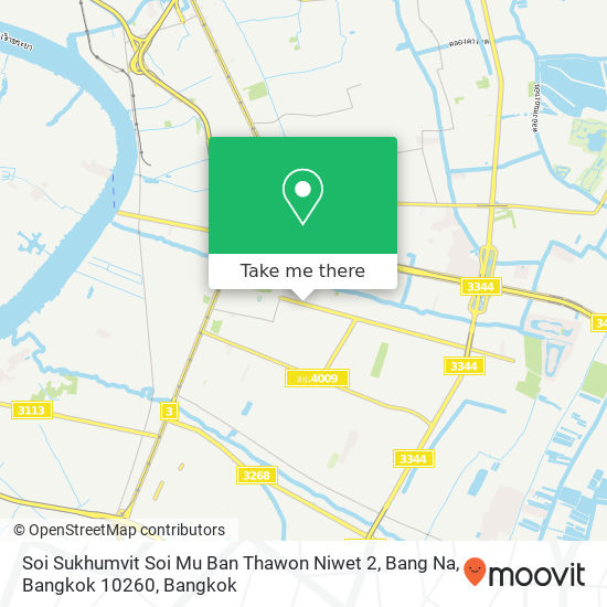 Soi Sukhumvit Soi Mu Ban Thawon Niwet 2, Bang Na, Bangkok 10260 map