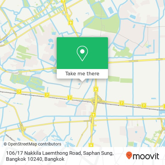 106 / 17 Nakkila Laemthong Road, Saphan Sung, Bangkok 10240 map