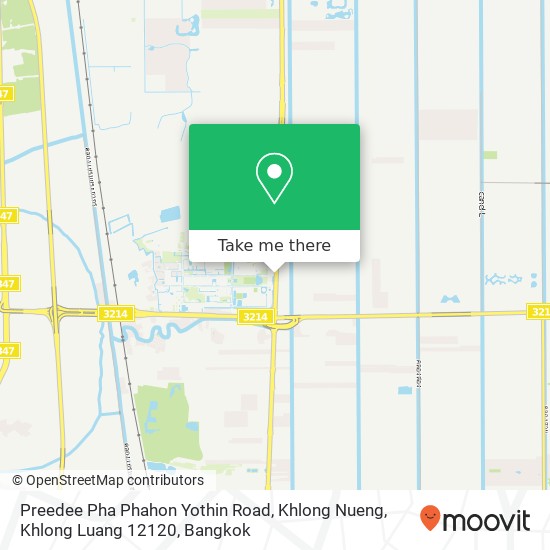 Preedee Pha Phahon Yothin Road, Khlong Nueng, Khlong Luang 12120 map