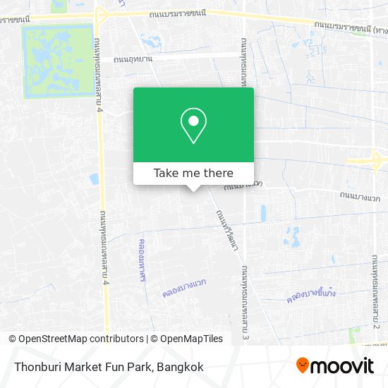 Thonburi Market Fun Park map