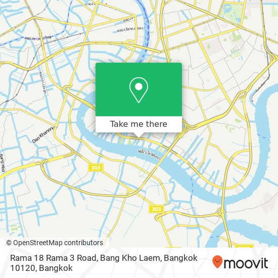 Rama 18 Rama 3 Road, Bang Kho Laem, Bangkok 10120 map