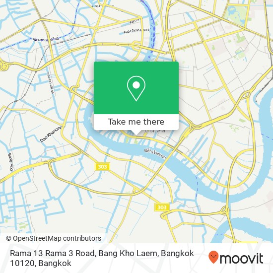 Rama 13 Rama 3 Road, Bang Kho Laem, Bangkok 10120 map