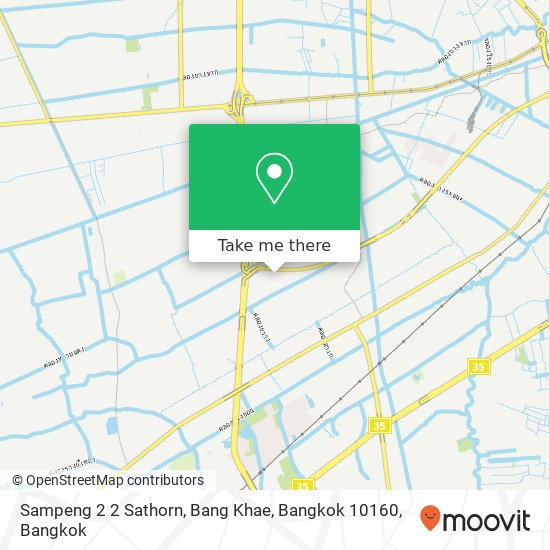 Sampeng 2 2 Sathorn, Bang Khae, Bangkok 10160 map