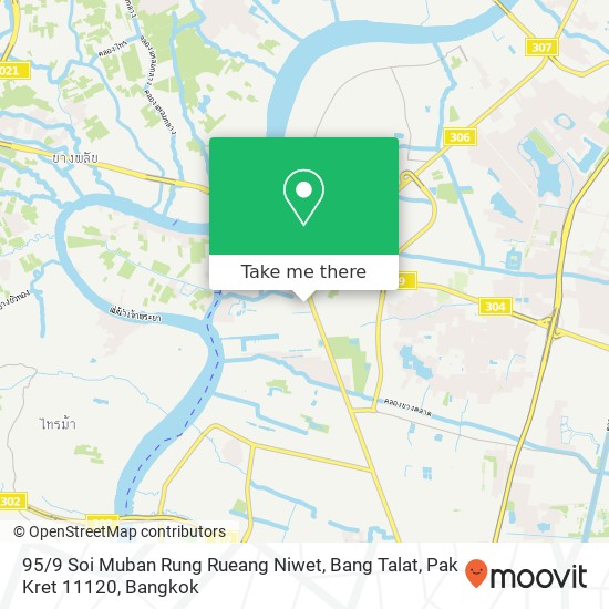 95 / 9 Soi Muban Rung Rueang Niwet, Bang Talat, Pak Kret 11120 map