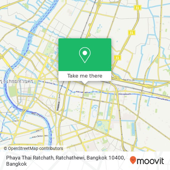 Phaya Thai Ratchath, Ratchathewi, Bangkok 10400 map