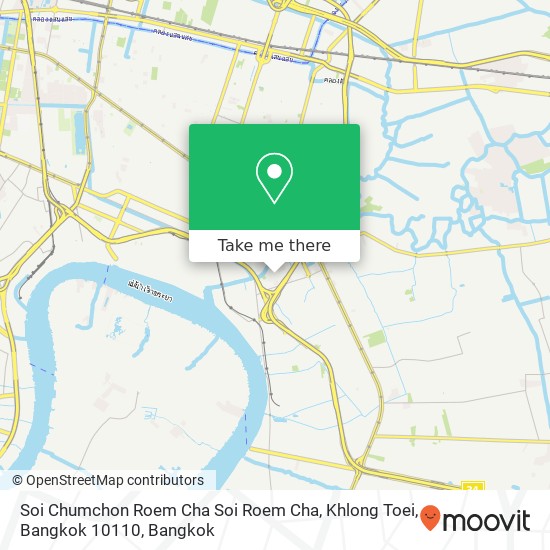 Soi Chumchon Roem Cha Soi Roem Cha, Khlong Toei, Bangkok 10110 map