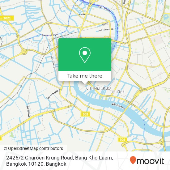 2426 / 2 Charoen Krung Road, Bang Kho Laem, Bangkok 10120 map