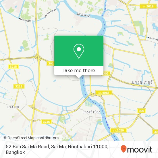 52 Ban Sai Ma Road, Sai Ma, Nonthaburi 11000 map