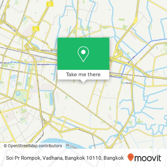 Soi Pr Rompok, Vadhana, Bangkok 10110 map