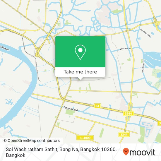 Soi Wachiratham Sathit, Bang Na, Bangkok 10260 map