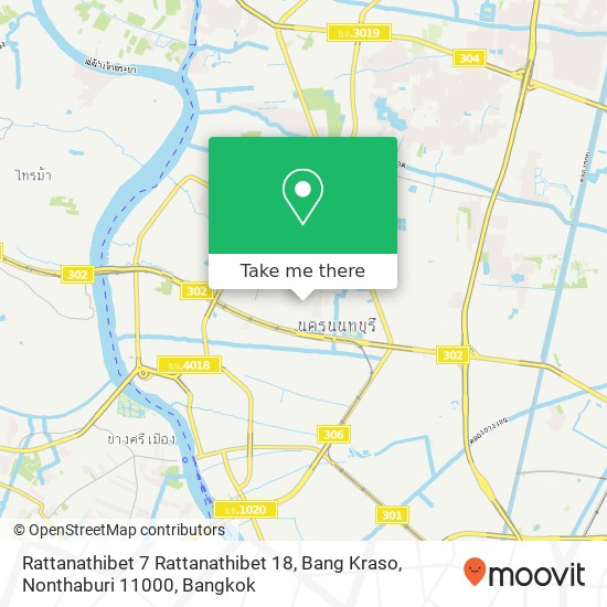 Rattanathibet 7 Rattanathibet 18, Bang Kraso, Nonthaburi 11000 map