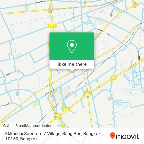 Ekkachai Soontorn 7 Village, Bang Bon, Bangkok 10150 map