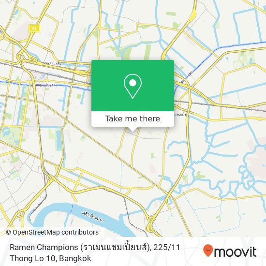 Ramen Champions (ราเมนแชมเปี้ยนส์), 225 / 11 Thong Lo 10 map