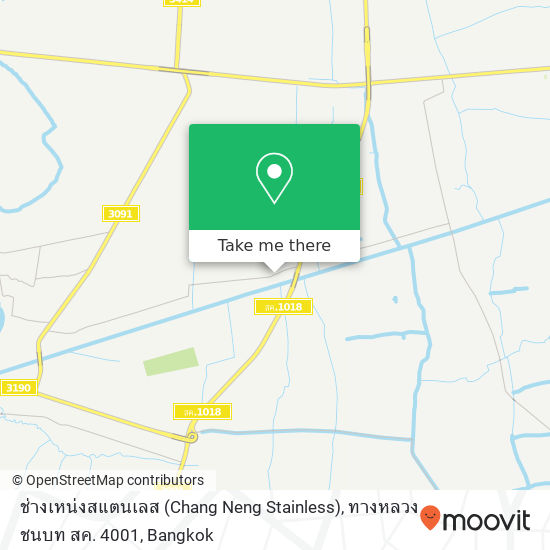 ช่างเหน่งสแตนเลส (Chang Neng Stainless), ทางหลวงชนบท สค. 4001 map