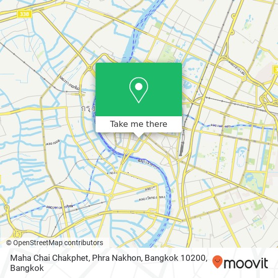 Maha Chai Chakphet, Phra Nakhon, Bangkok 10200 map