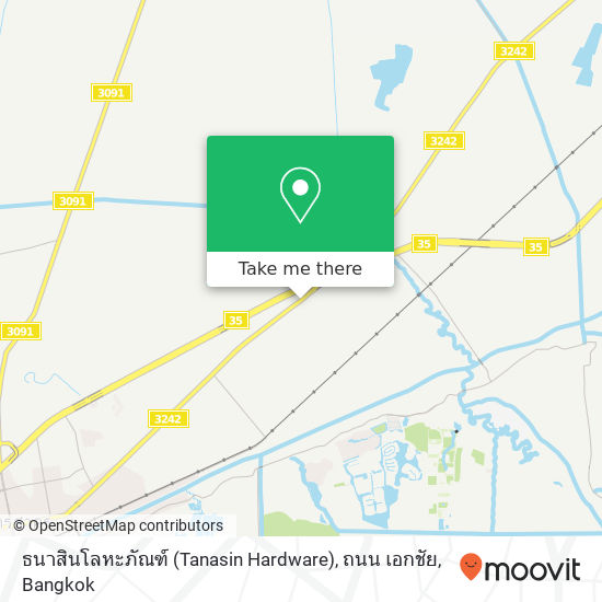 ธนาสินโลหะภัณฑ์ (Tanasin Hardware), ถนน เอกชัย map