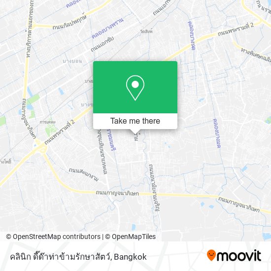 คลินิก ดี๊ด๊าท่าข้ามรักษาสัตว์ map