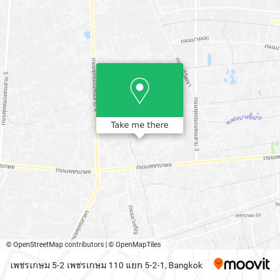 เพชรเกษม 5-2 เพชรเกษม 110 แยก 5-2-1 map