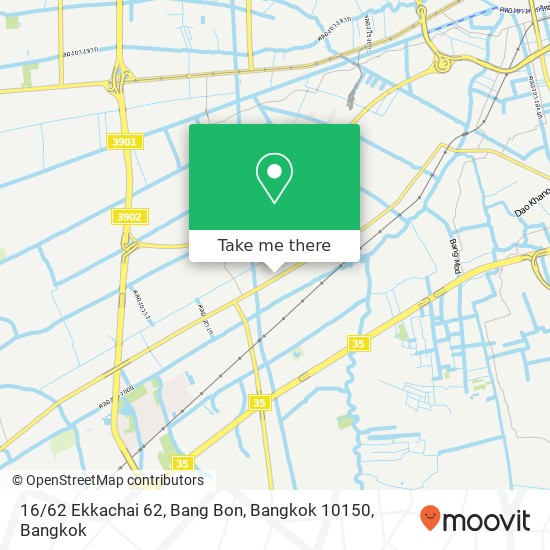 16 / 62 Ekkachai 62, Bang Bon, Bangkok 10150 map