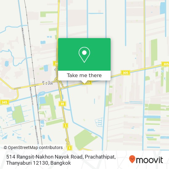 514 Rangsit-Nakhon Nayok Road, Prachathipat, Thanyaburi 12130 map