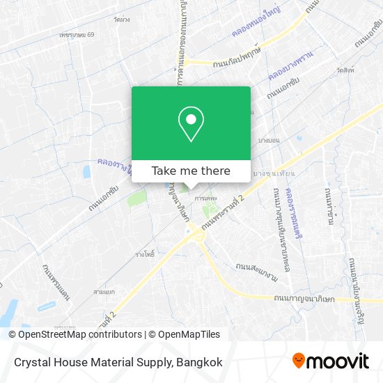 Crystal House Material Supply map