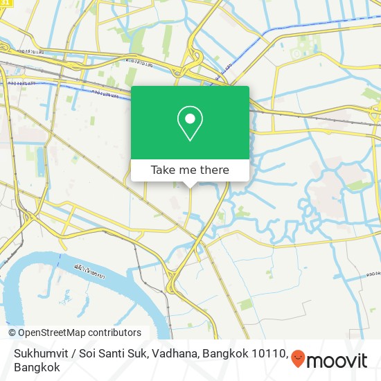 Sukhumvit / Soi Santi Suk, Vadhana, Bangkok 10110 map