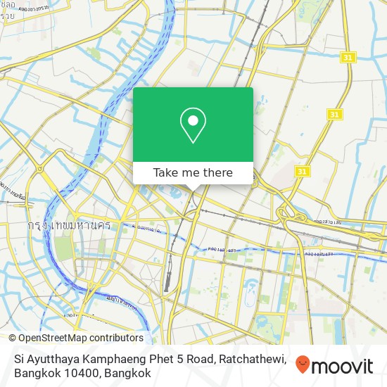 Si Ayutthaya Kamphaeng Phet 5 Road, Ratchathewi, Bangkok 10400 map