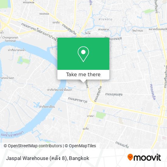 Jaspal Warehouse (คลัง 8) map