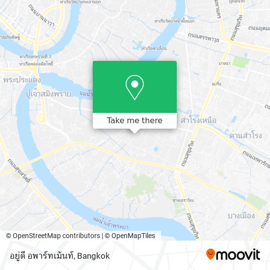 อยู่ดี อพาร์ทเม้นท์ map