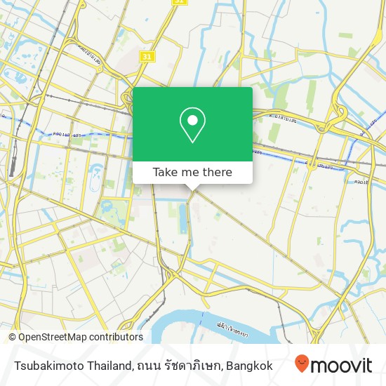 Tsubakimoto Thailand, ถนน รัชดาภิเษก map