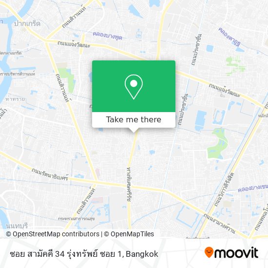 ซอย สามัคคี 34 รุ่งทรัพย์ ซอย 1 map